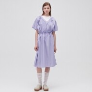 투웨이 셔링 원피스 바이올렛 2WAY SHIRRING DRESS Violet
